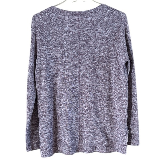 American Eagle Soft and Sexy Plush Size Small Scoop Neck Long Sleeves Raw Hem - Picture 2 of 12
